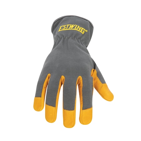 Estwing Leather Palm Work Glove with Elastic Sewn Extended Cuff, X-Large EWLPSC0611